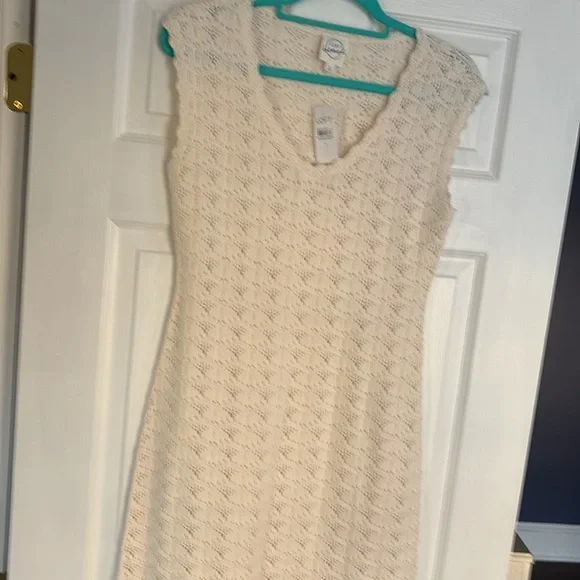 NWT Loft beach crochet midi dress - Picture 7 of 9